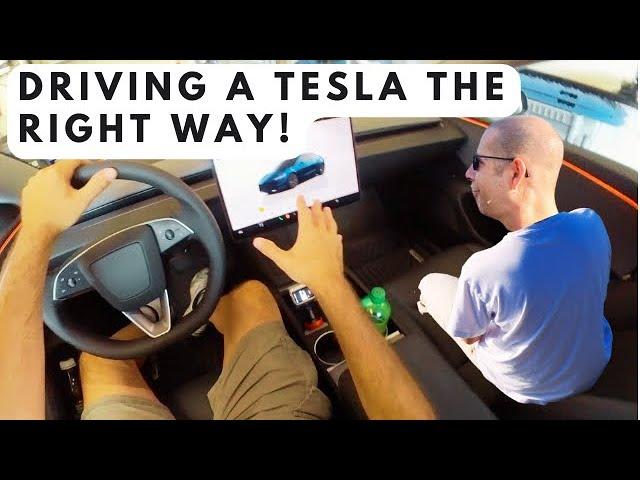 Driving A Tesla The Right Way!