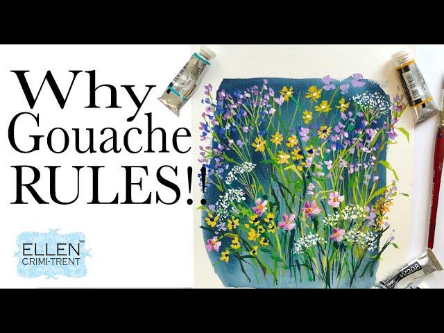 Why Gouache Rules as one of the best paints to try!