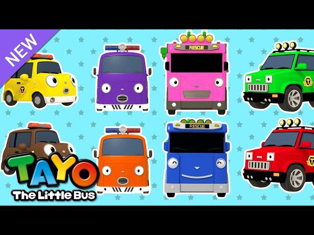 Blue Rescue Team Color Song | Tayo Color Song | Learn Colors | Tayo the Little Bus