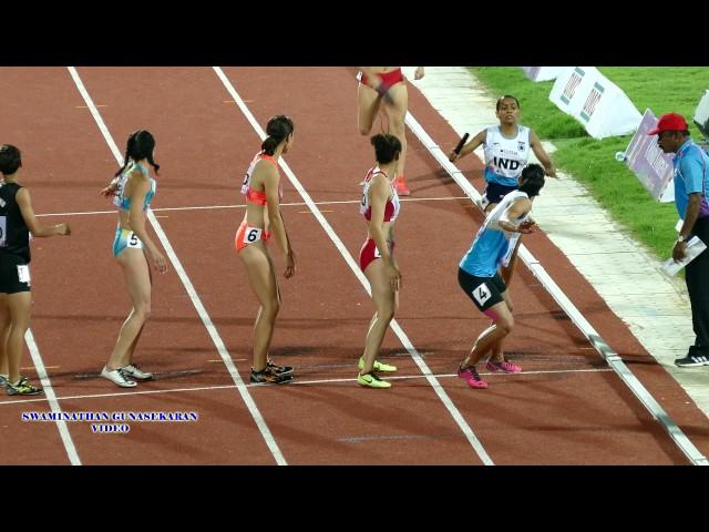 India Beats Vietnam  and Wins WOMEN'S  4X400m RELAY  FINAL. 22nd ASIAN ATHLETICS CHAMPIONSHIPS-2017