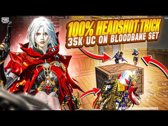 The Official Master of Clutches is Back With 100% Headshot Trick35K UC On New Ultimate PUBG Mobile