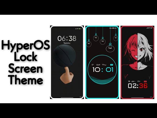 Xiaomi HyperOS Lock Screen Theme For Any Xiaomi Devices | New Lock Screen System Ui | #hyperos