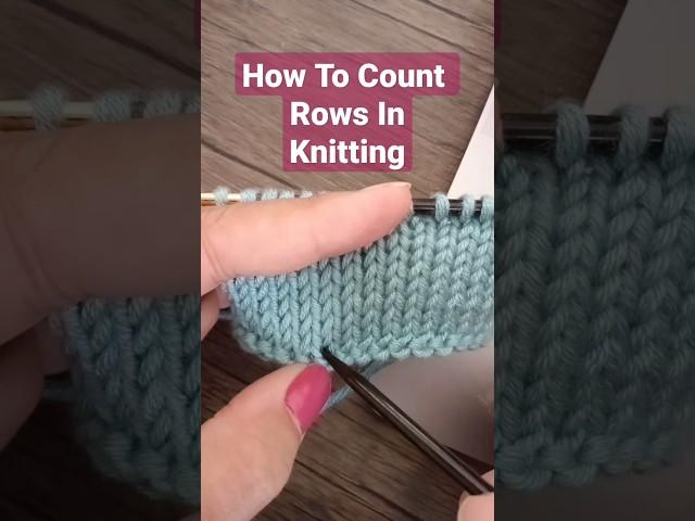 Stitch Counting In Knitting