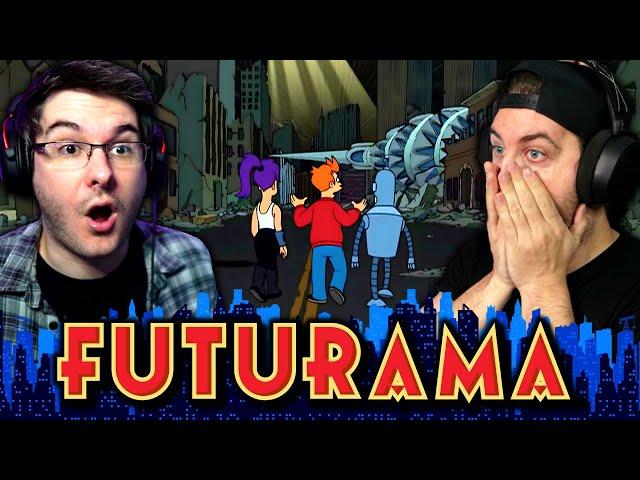 FUTURAMA Season 3 Episode 4 REACTION! | The Luck of the Fryrish