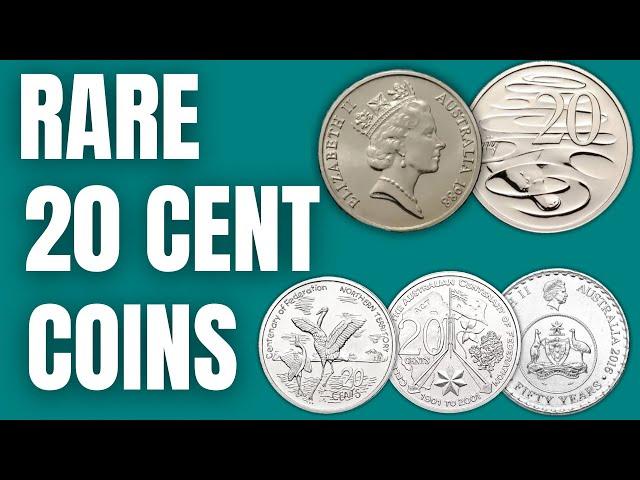 Rare and Collectable 20 cent Coins found in Australia