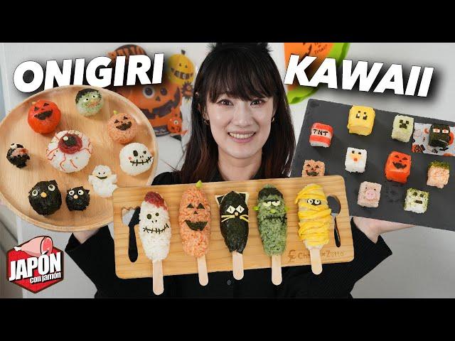 RECETAS PARA HALLOWEEN ESTILO JAPONÉS ¡Onigiri terrorífico!