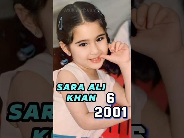 SARA ALI KHAN Age Transformation (1995-2025) Sara ali khan life journey evolution #saraalikhan