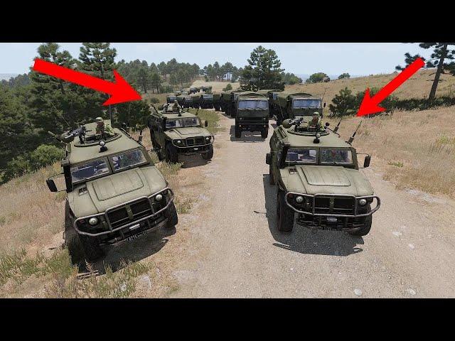 Bayraktar TB 2 destroyes entire Military Convoy in captured Forest   UAV Drone   Arma 3 Mil Sim