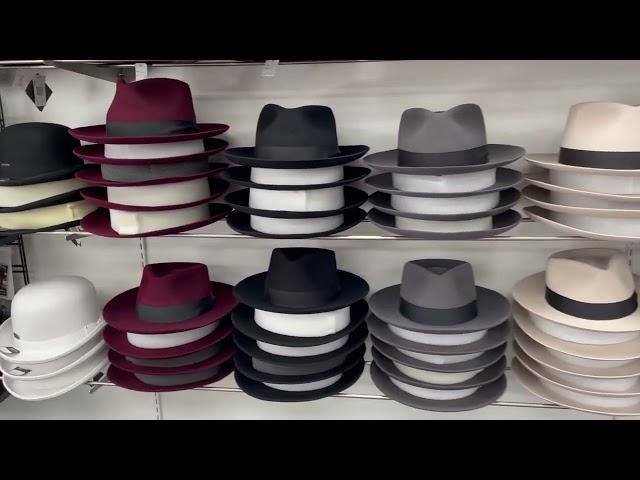 Men's Fedora hats by Miller Hats in many colors.  #fedorahat #hats #mensfashion