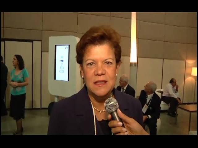 Elizabeth de Carvalhaes, presidente da Bracelpa, no Encontro Nacional da Indústria 2010