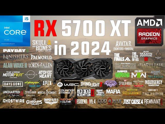 RX 5700 XT Test in 60 Games in 2024