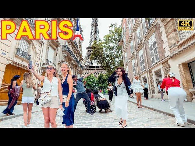 Paris, France  - Paris September 2024, Paris Walk 4K  (▶1h07)