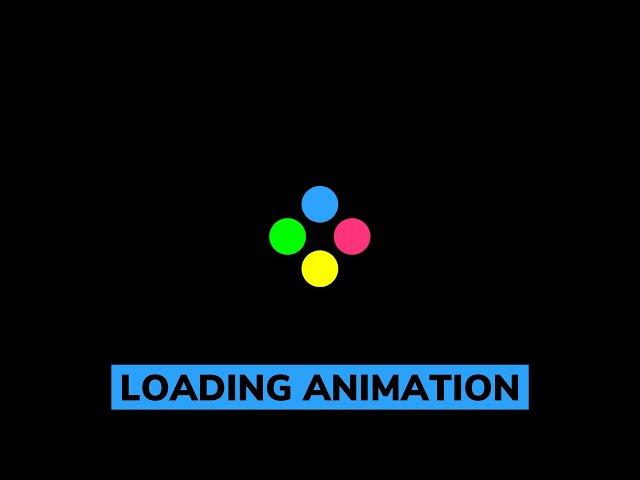 Loading Animation using HTML & CSS | CSS Loading Spinner