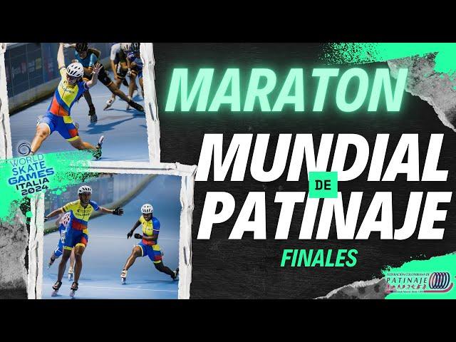  EN VIVO MARATON Y DOWNHILL - MUNDIAL DE PATINAJE ITALIA 2024