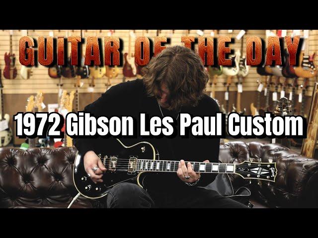 1972 Gibson Les Paul Custom Black | Guitar of the Day