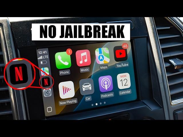 Watch Netflix on Apple CarPlay with NO Jailbreak