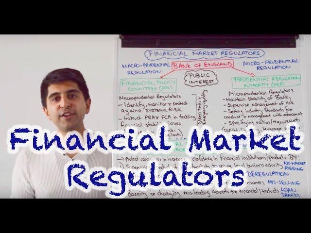 Regulators of Financial Markets - FPC, PRA & FCA