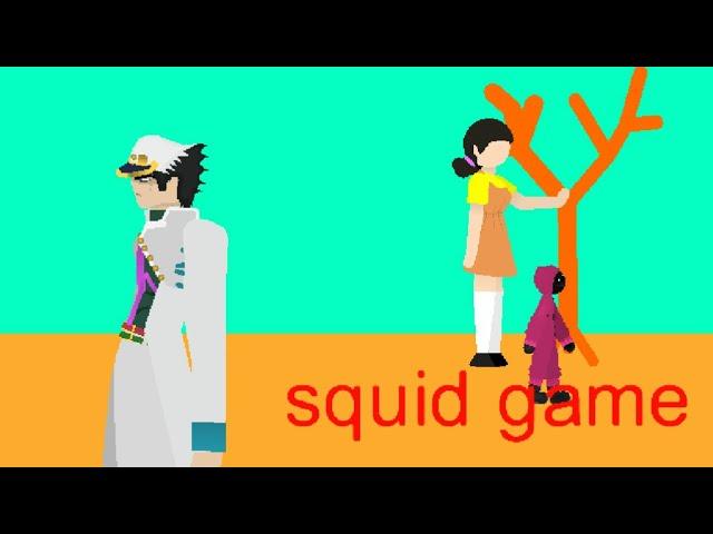 squid game x jojo's biz adventure (stick nodes)