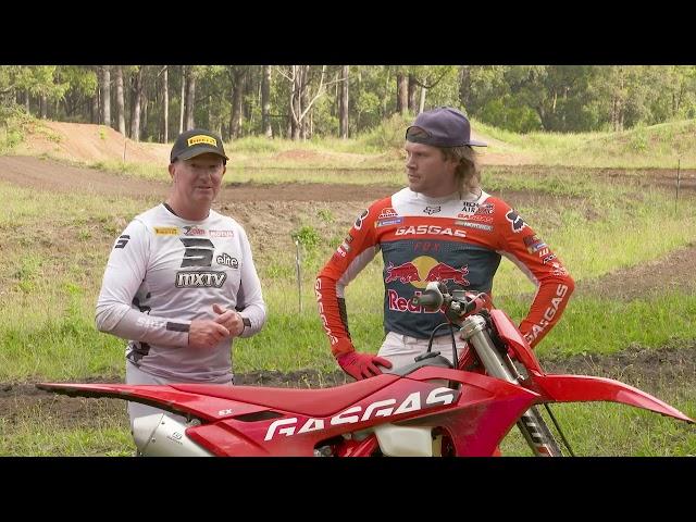 Daniel Sanders tests the GasGas EX350F with MXTV