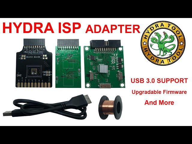 HYDRA eMMC ISP Adapters Tool BGA153,BGA169,BGA221,BGA162 eMMC Break Out Board