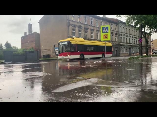 Ulewa w Inowrocławiu