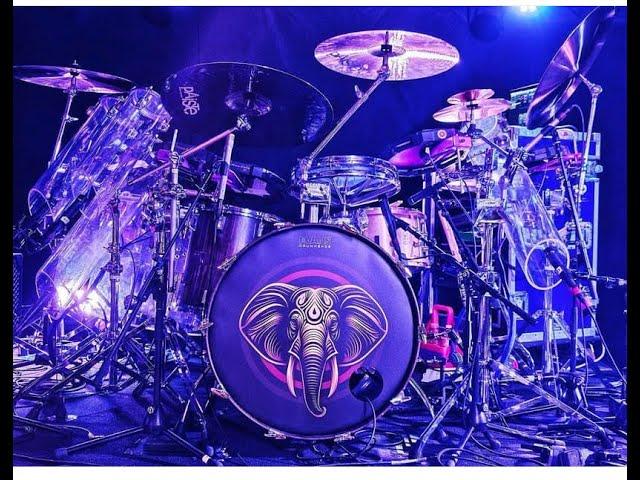 Danny Carey Beat tour drum set up