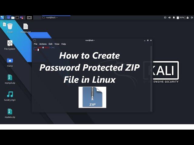 How to Create Password Protected ZIP File in Linux