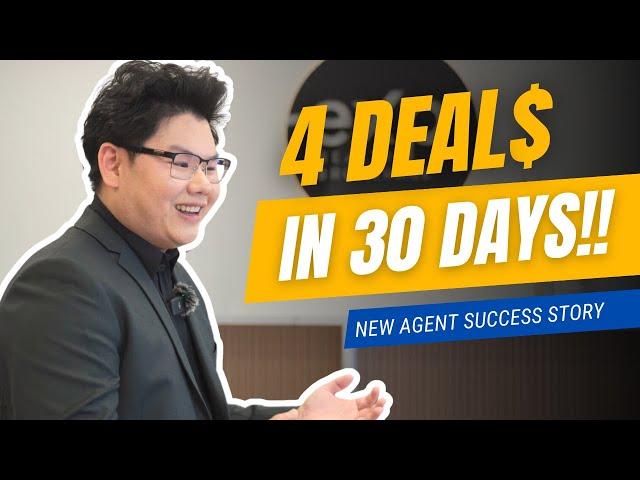 How a New Real Estate Agent Closed 4 Deals in 30 Days: Secrets to Fast Success!