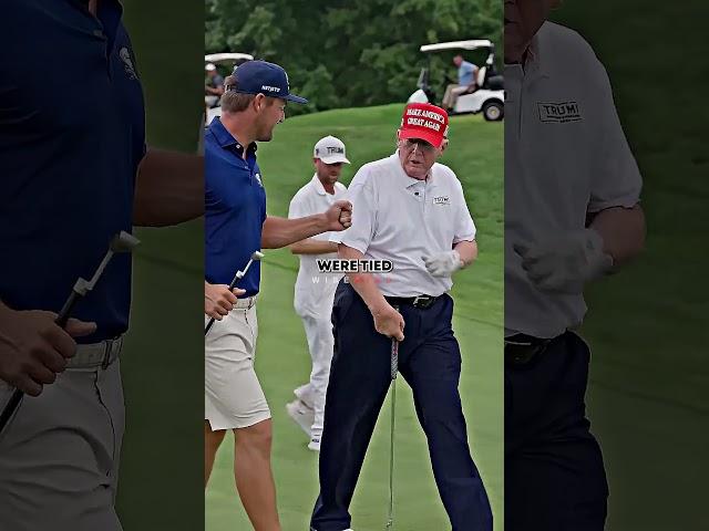 Golfing with Donald Trump 