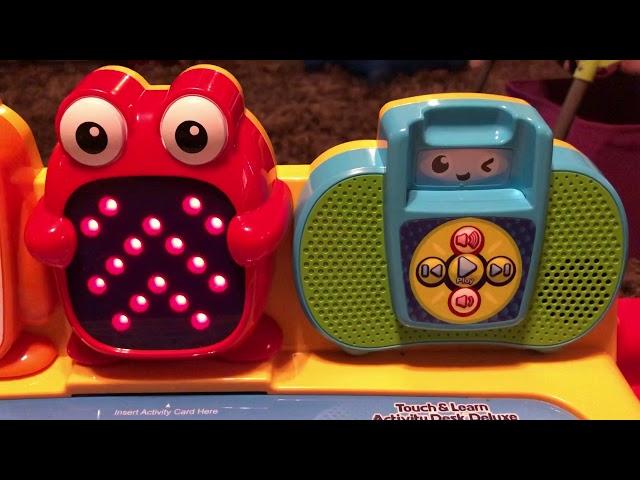 Vtech touch and learn activity desk radio!