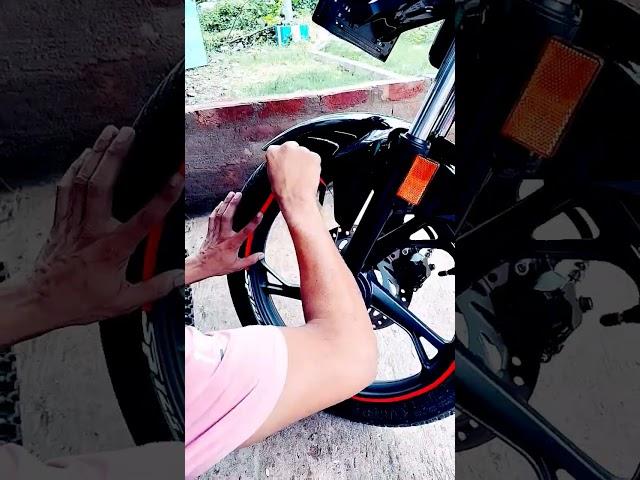 #honda sp 125  bs6 Rim stickering #sp 125 Rim Boder sticker #viral #reels #shortsvideo