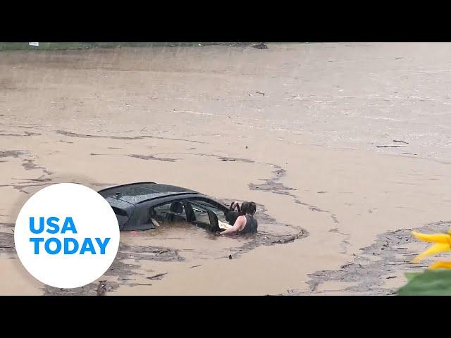 Roads shut down due to flash flooding in parts of Connecticut | USA TODAY