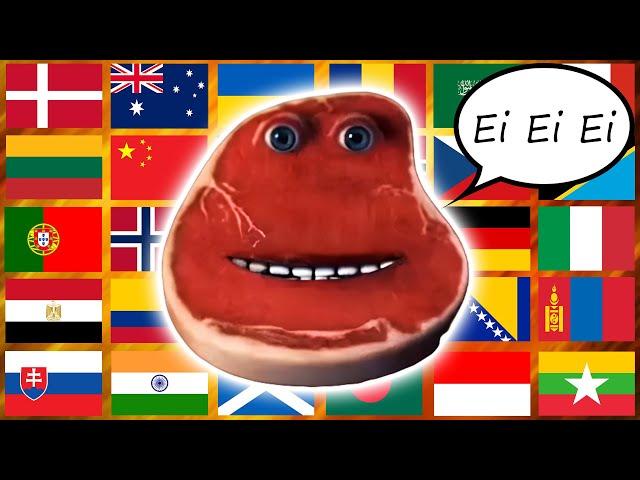 "Ei ei ei I'm on vacation" in different languages meme