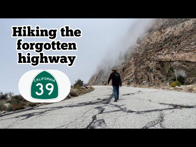 Hiking  on the forgotten Highway 39 near Azusa California