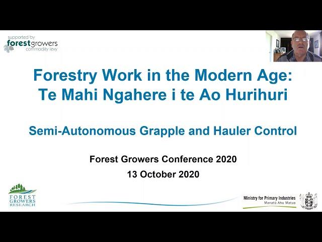 12  Automated hauler development: Keith Raymond, Forest Growers Research