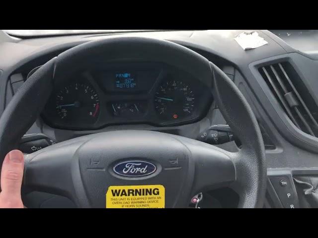 Ford Transit Home Depot Rental Van Driver's seat view