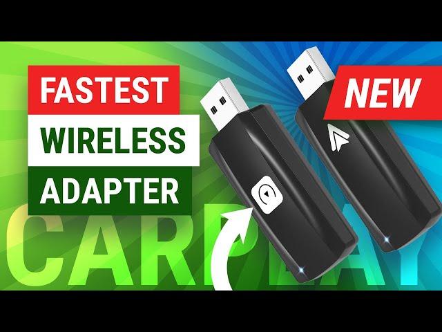 Fastest Wireless Apple CarPlay & Android Auto Adapters 2023 MSXTTLY Dongle Review