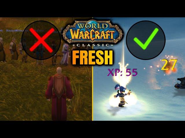 10 Things To Do at Fresh Classic WoW Launch