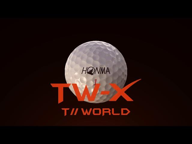 혼마 T//WORLD TW-X 골프공 론칭