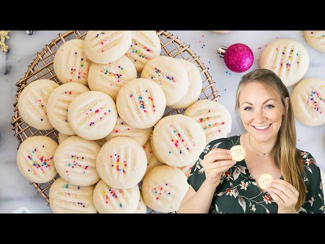 The Easiest Christmas Cookie: Whipped Shortbread Cookies