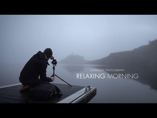  Relaxing SOLO Landscape Photography morning [ ASMR, True Sound of the Nature, Mist ]