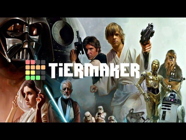 Star Wars Characters Tier Ranking