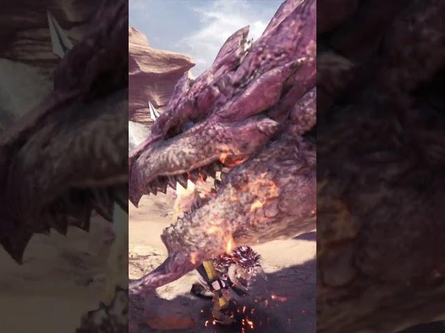 PINK RATHIAN ASSAULTS ME【モンスターハンターワールド】