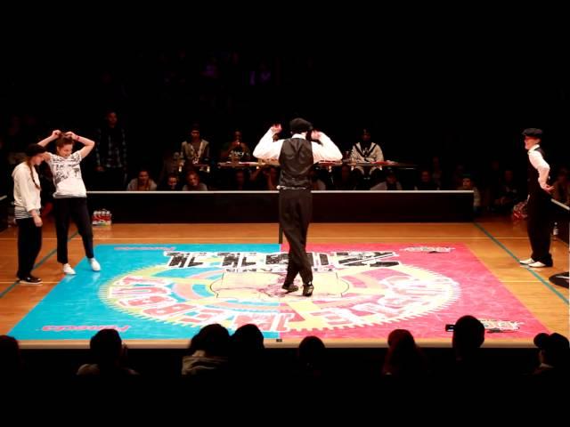 Lea & Lesya vs. Teemukone & Locky Balboa @ Juste Debout 2011, Finland, Locking, 1/4 Finals