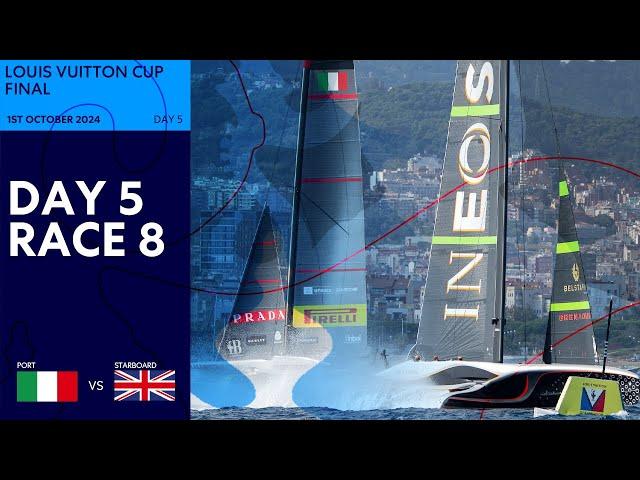 Louis Vuitton Cup Final Race 8 | Luna Rossa Prada Pirelli vs INEOS Britannia | Full Replay