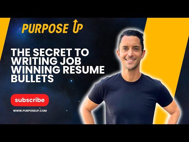 The Secret to Writing Job Winning Resume Bullets