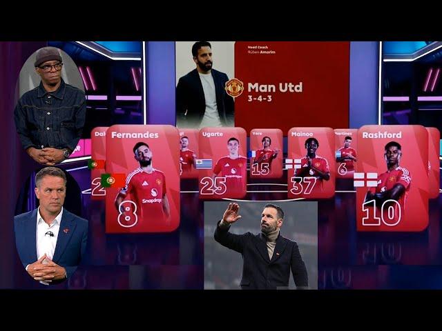 Manchester United - Ian Wright And Michael Owen on How Man United Will Line-up Under Ruben Amorim