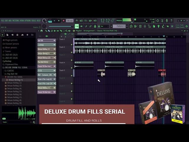 Deluxe Drum Fills Serial – Multi-Genre Rolls & Fills Sample Pack