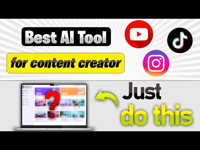 Use this to INCREASE Productivity: A Must-Have AI Tools for Content Creators! 