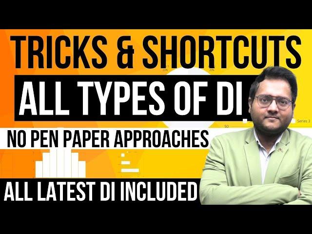  Tricks & Shortcuts for All Types of Data Interpretation | DI Tricks & Technique | Harshal Agrawal